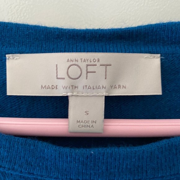 Loft Blue Sweater Size Small - Picture 2 of 8